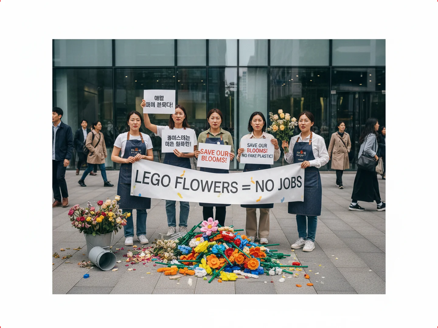 유재석 레고 꽃다발 논란03